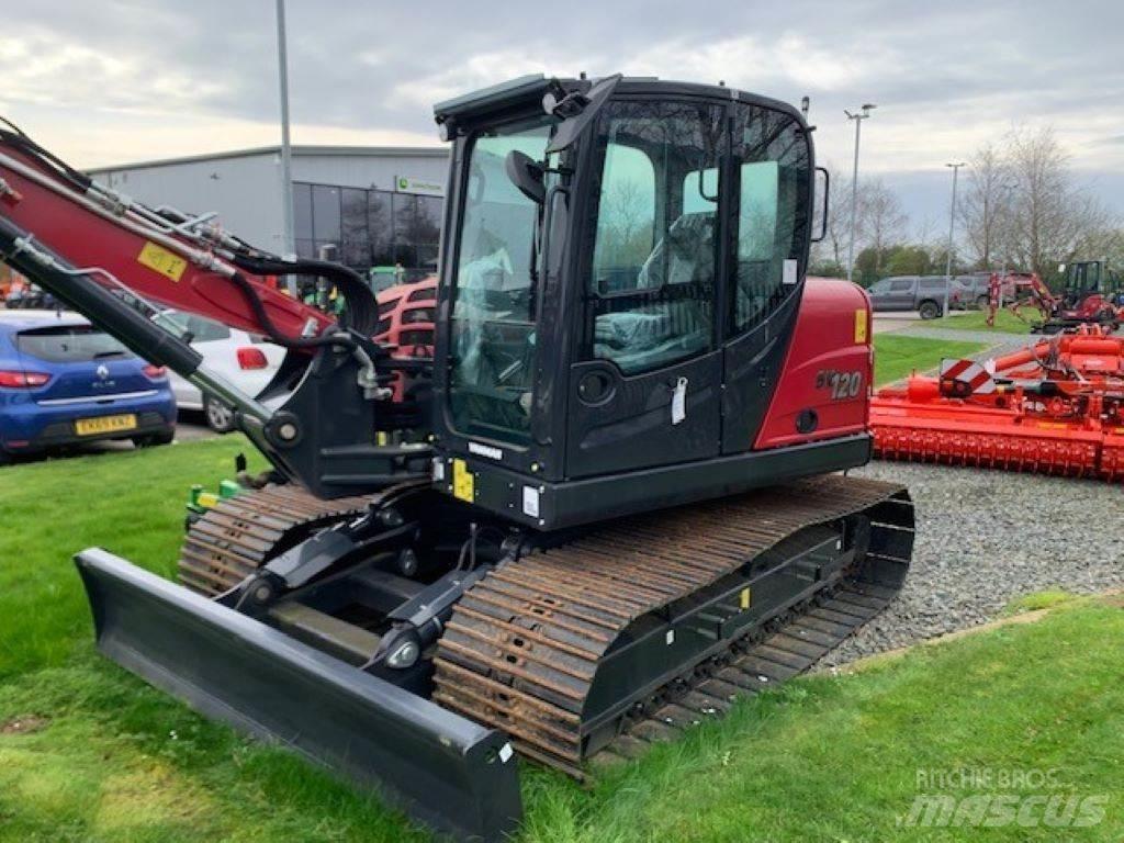 Yanmar SV120 Vidutinės galios ekskavatoriai 7-12 t