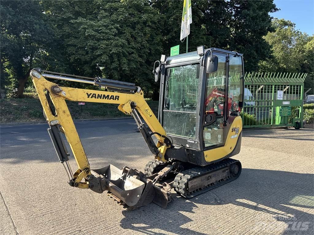 Yanmar SV18 Vidutinės galios ekskavatoriai 7-12 t