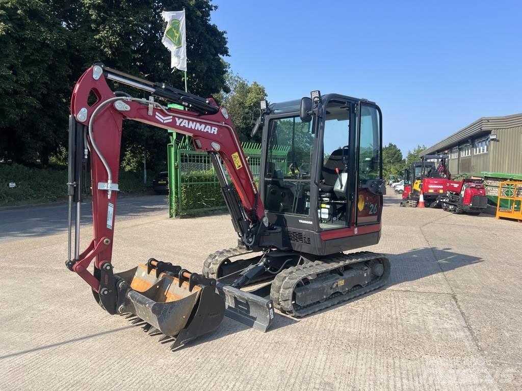 Yanmar SV26 Vidutinės galios ekskavatoriai 7-12 t