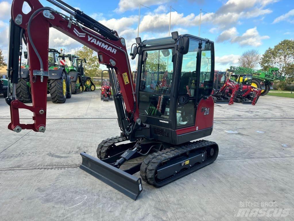 Yanmar SV26 Vidutinės galios ekskavatoriai 7-12 t