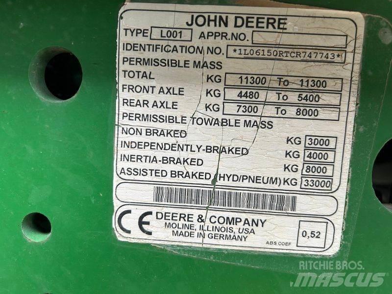 John Deere 6150R Traktoriai