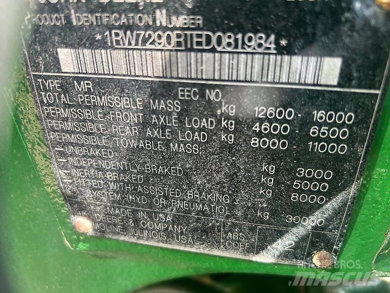 John Deere 7290R Traktoriai