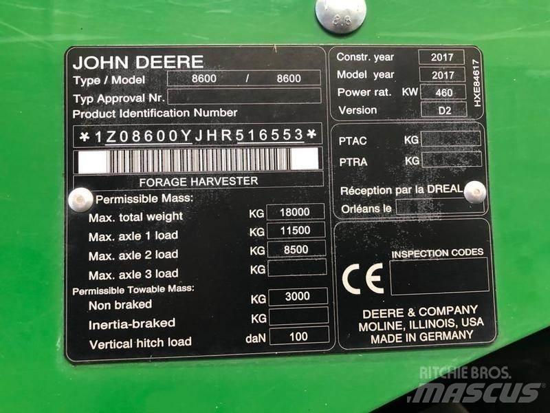 John Deere 8600 Žemės ūkis - Kita
