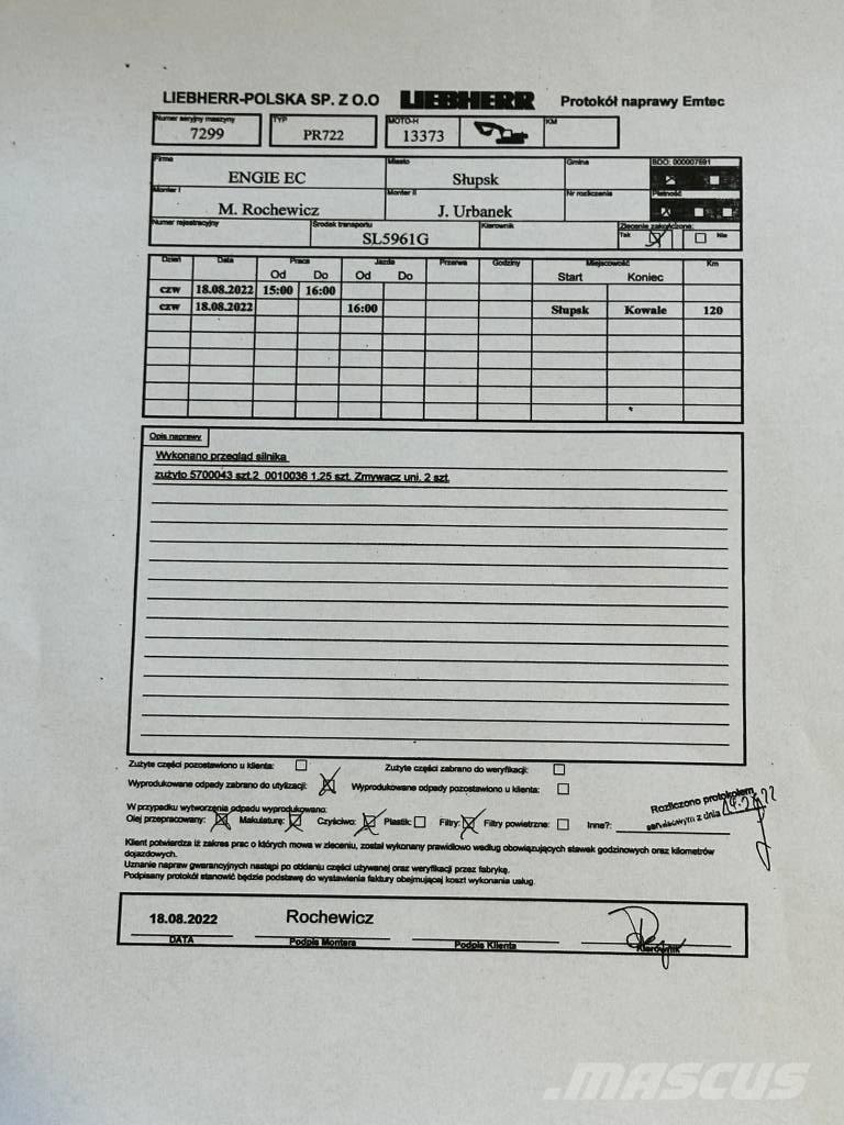 Liebherr PR 722 B M Vikšriniai buldozeriai