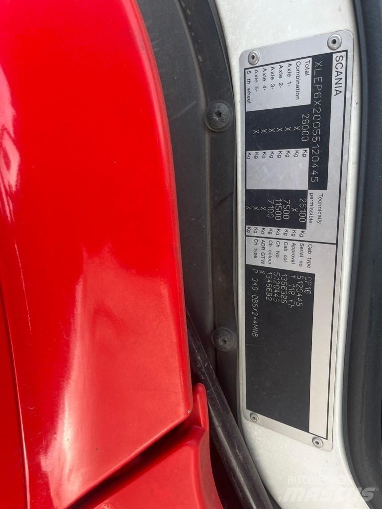 Scania P 340 Sunkvežimiai su dengtu kėbulu
