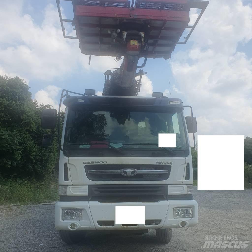 Horyong SKY750 Ant vilkikų montuojamos kėlimo platformos