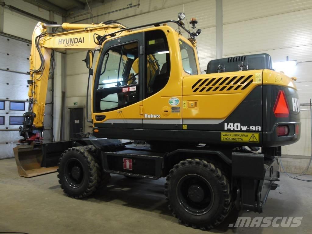 Hyundai R 140 W-9A Ratiniai ekskavatoriai