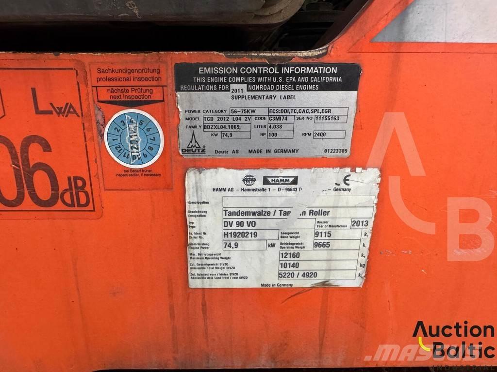 Hamm DV 90 VO Kiti volai