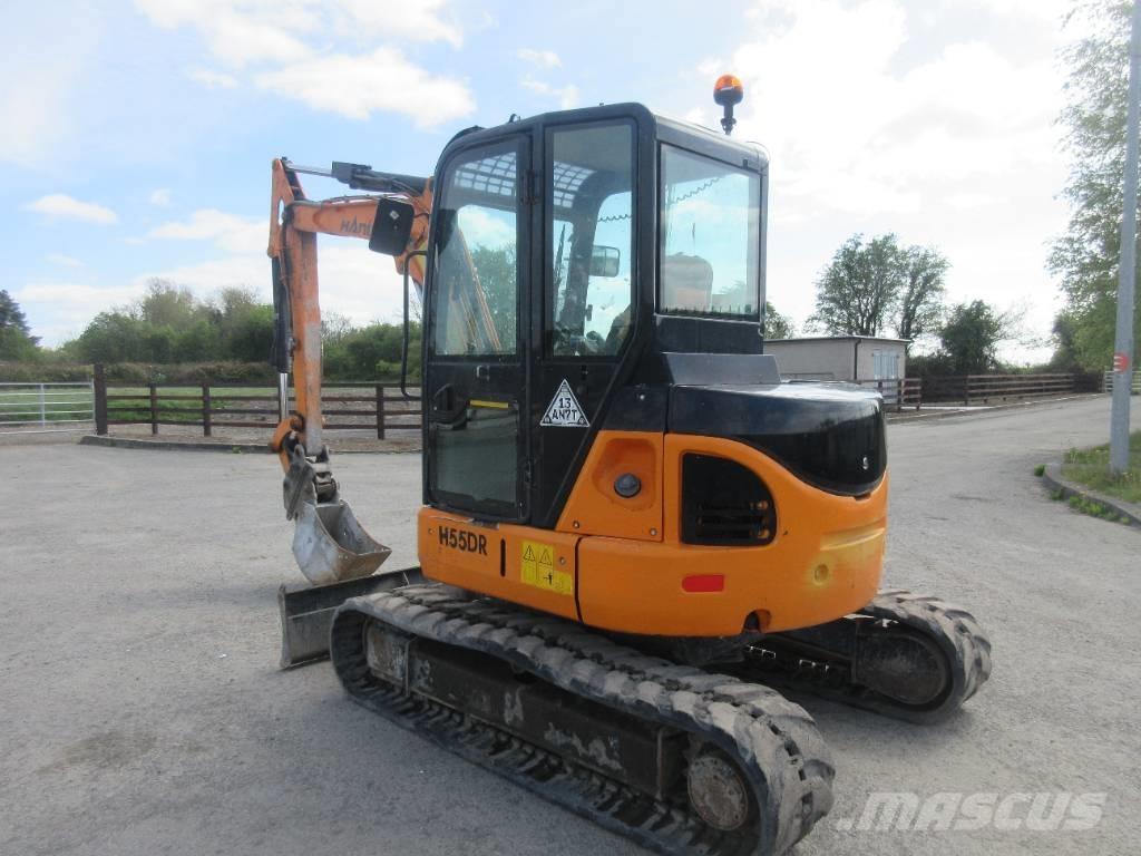 Hanix H 55 DR Mini ekskavatoriai < 7 t