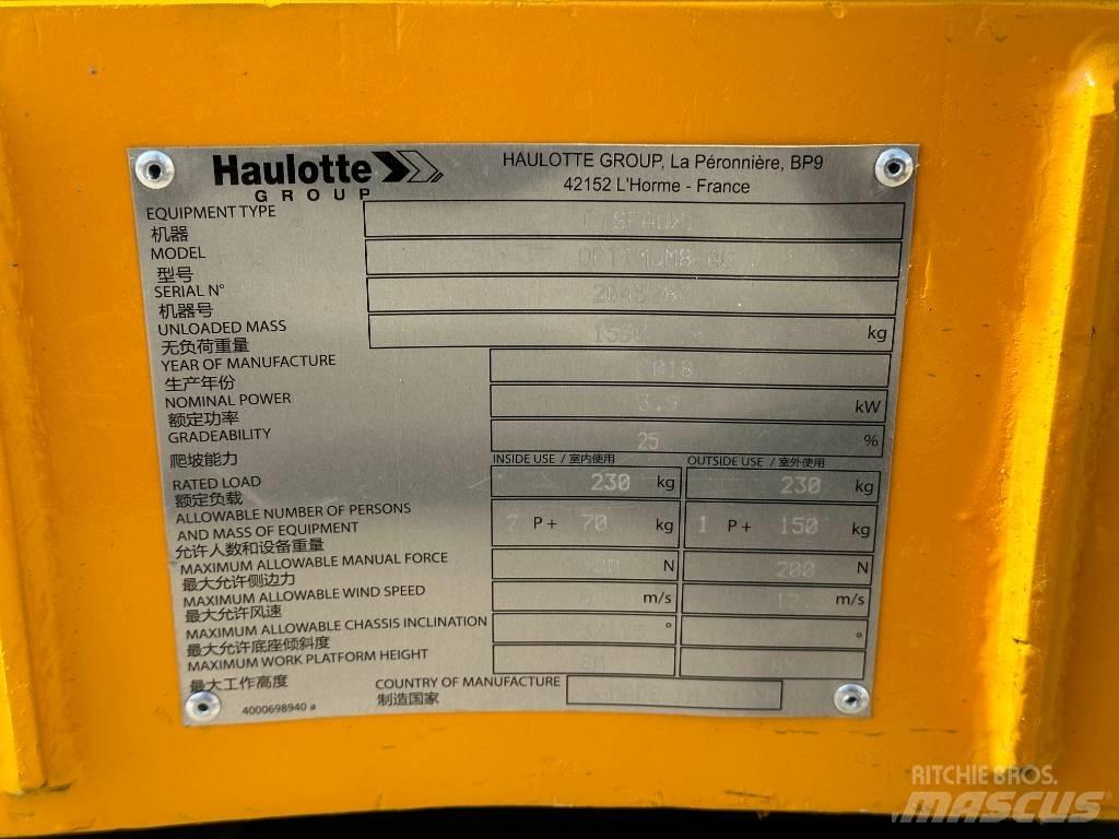 Haulotte OPTIMUM 8 Žirkliniai keltuvai