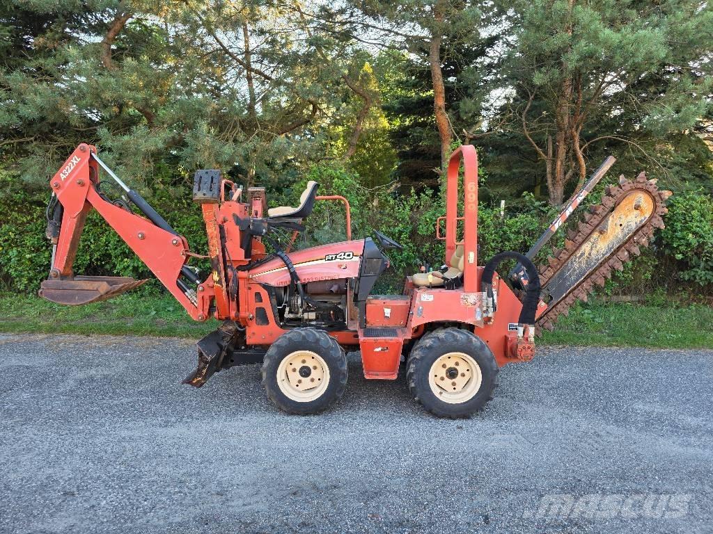 Ditch Witch RT 40 Tranšėjų ekskavatoriai