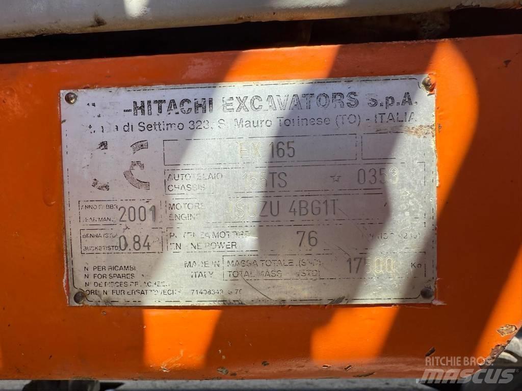 Fiat-Hitachi EX 165 Vikšriniai ekskavatoriai
