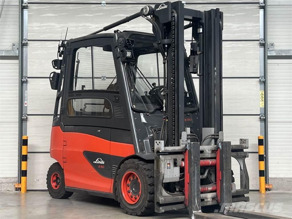 Linde E 50HL-01 Elektriniai šakiniai krautuvai