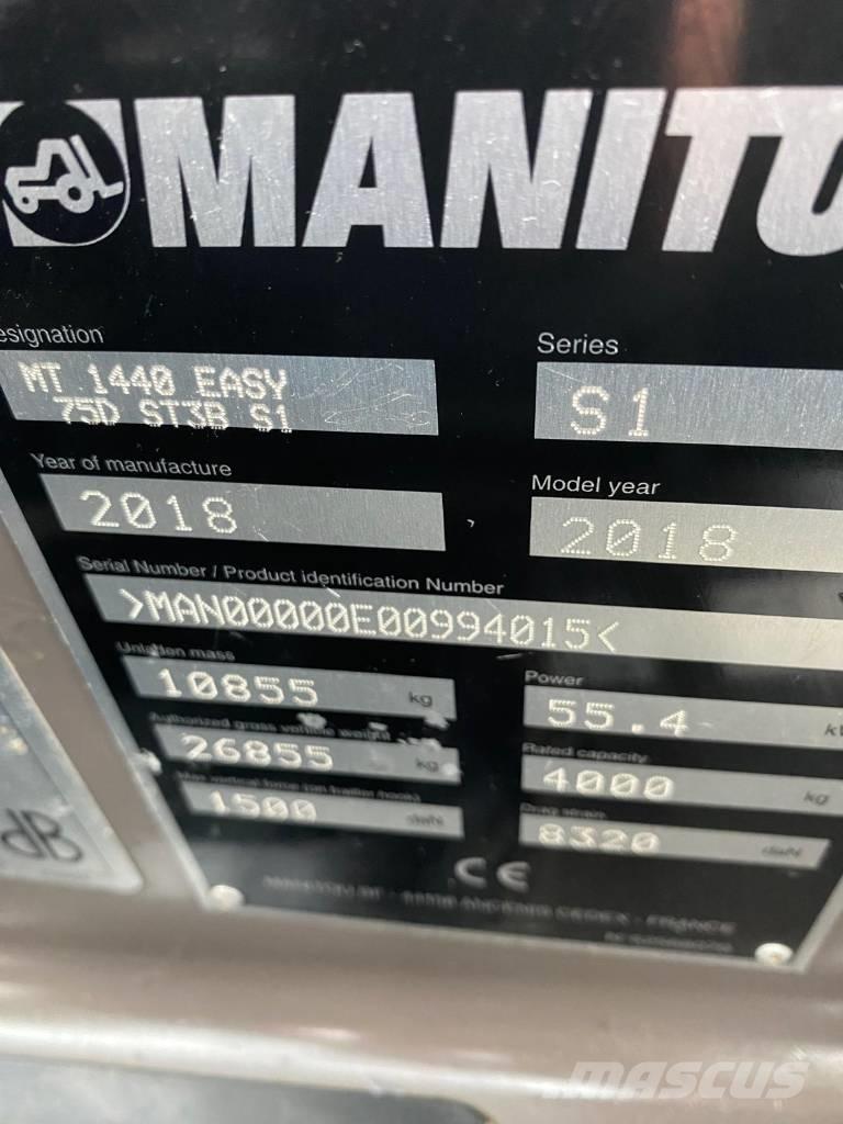 Manitou MT 1440 Teleskopiniai krautuvai