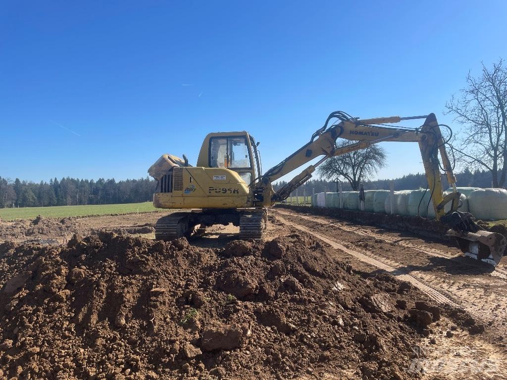 Komatsu Pc 95 r Vidutinės galios ekskavatoriai 7-12 t