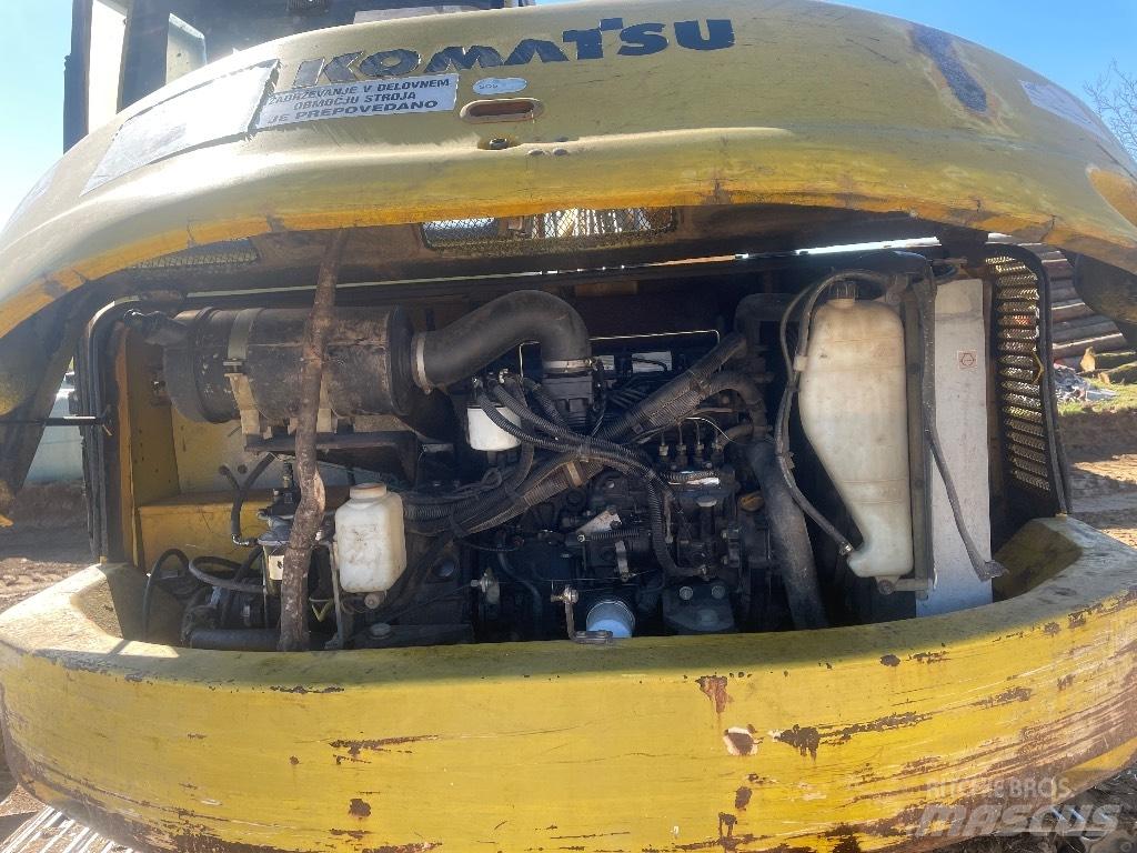 Komatsu Pc 95 r Vidutinės galios ekskavatoriai 7-12 t
