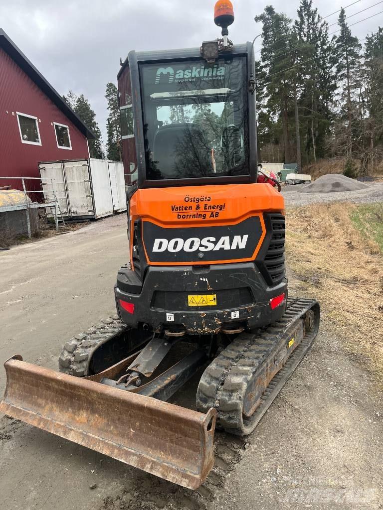 Doosan DX27 Mini ekskavatoriai < 7 t