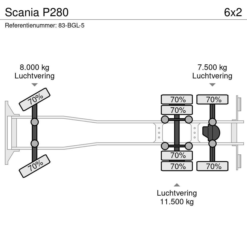 Scania P280 Važiuoklė su kabina