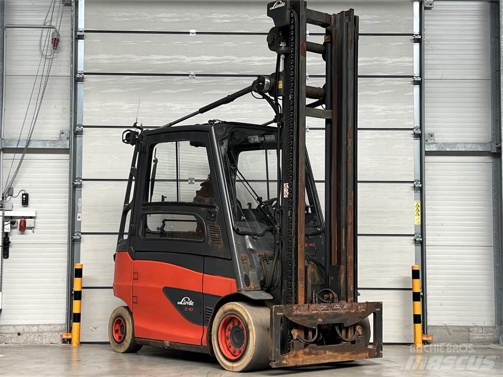 Linde E 40/600 HL Elektriniai šakiniai krautuvai