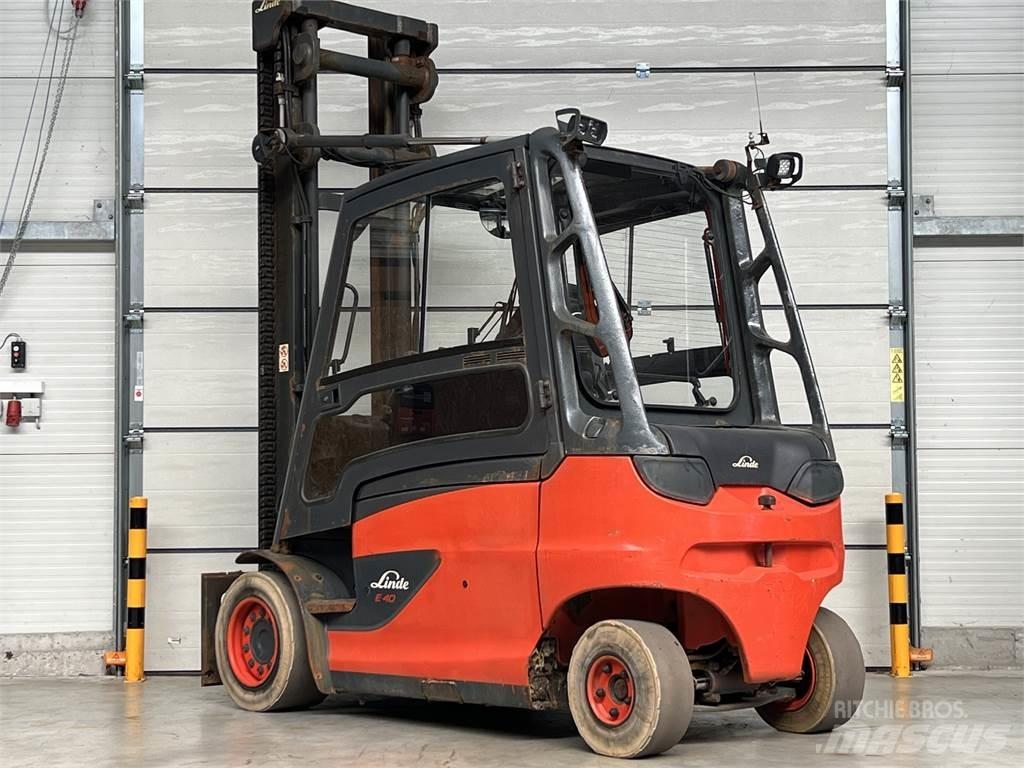 Linde E 40/600 HL Elektriniai šakiniai krautuvai