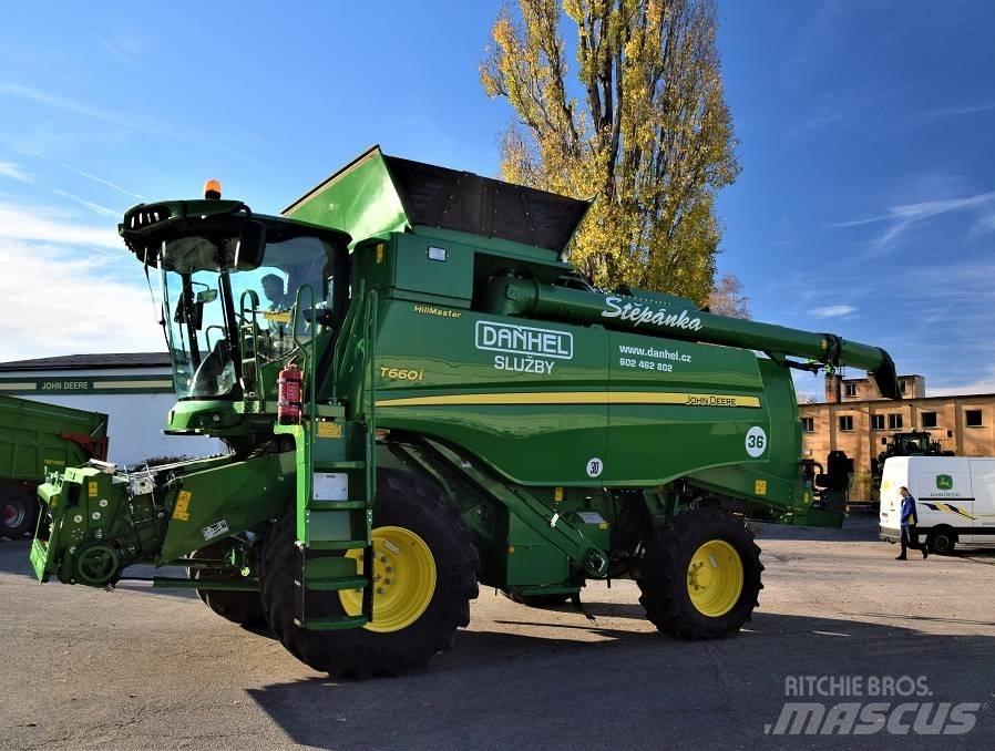 John Deere T 660 Derliaus nuėmimo kombainai