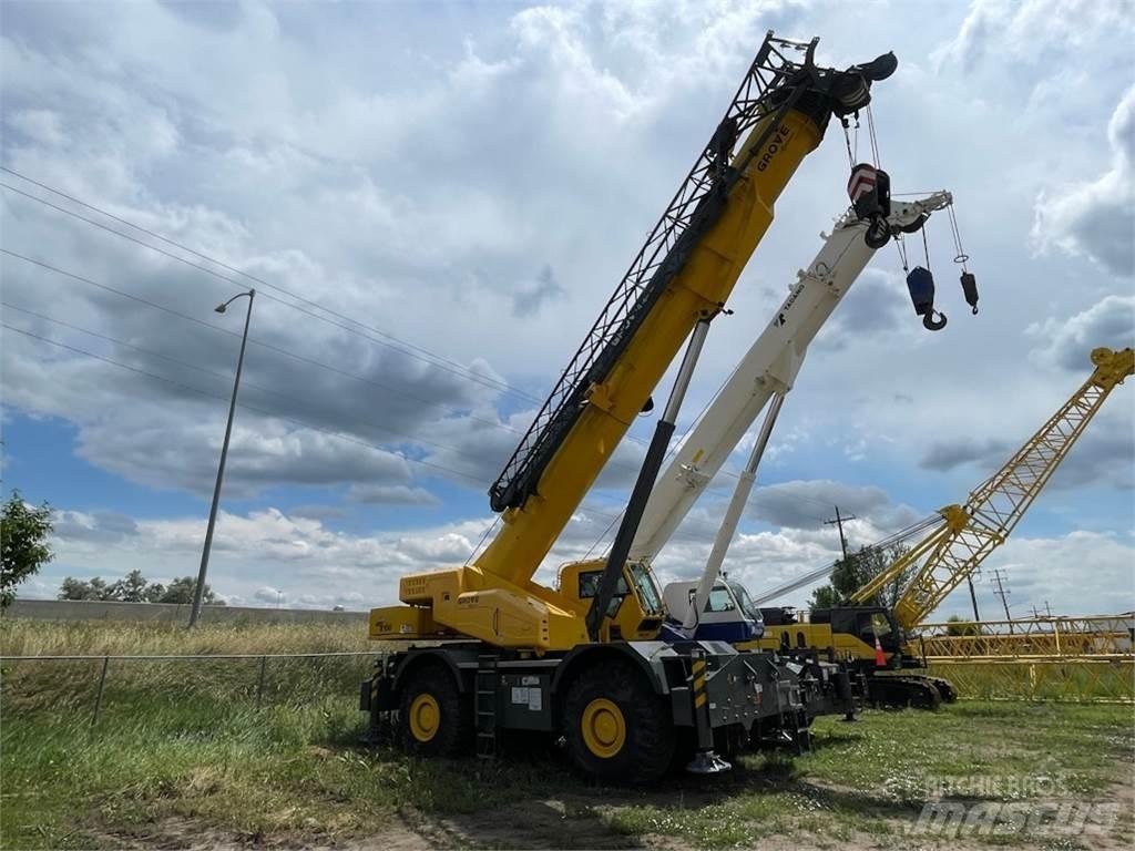 Grove GRT8100 Neapdoroto reljefo kranai