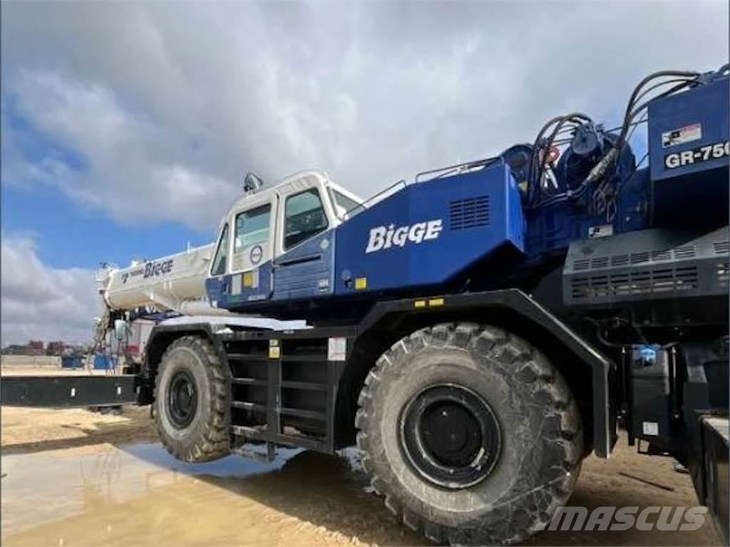 Tadano GR-750XL Neapdoroto reljefo kranai