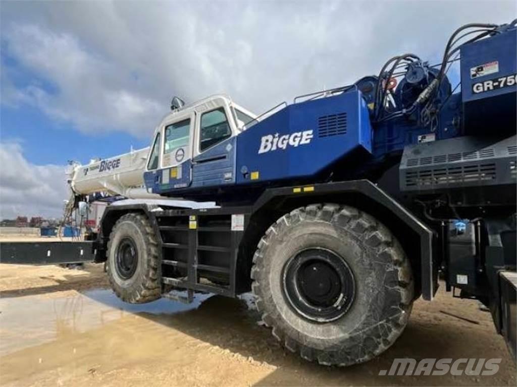 Tadano GR-750XL Neapdoroto reljefo kranai