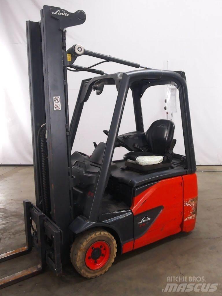 Linde E15 Elektriniai šakiniai krautuvai
