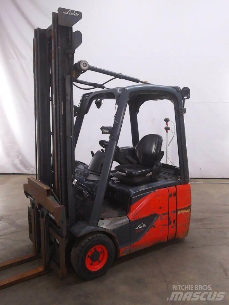 Linde E16C-02 Elektriniai šakiniai krautuvai