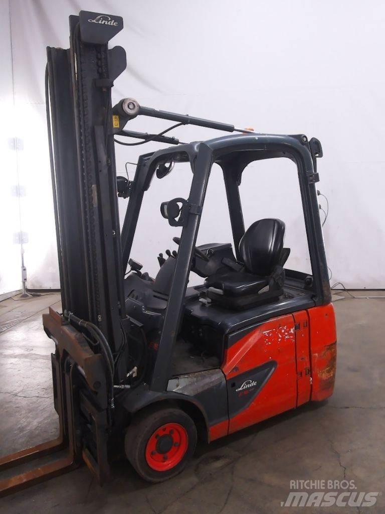 Linde E16C-02 Elektriniai šakiniai krautuvai