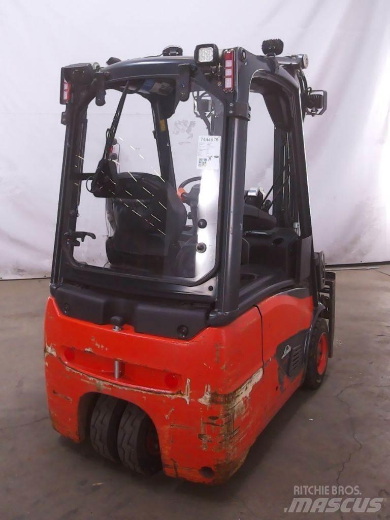 Linde E16C-02 Elektriniai šakiniai krautuvai