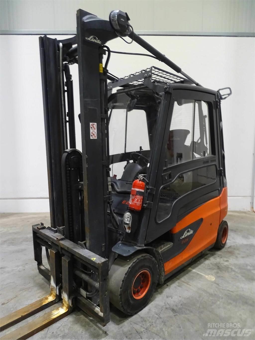 Linde E25L-01 Elektriniai šakiniai krautuvai