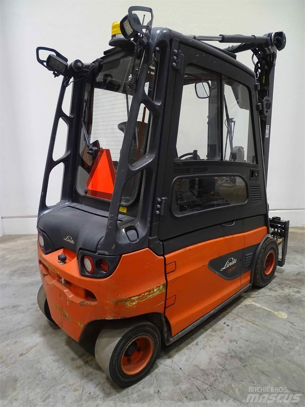 Linde E25L-01 Elektriniai šakiniai krautuvai