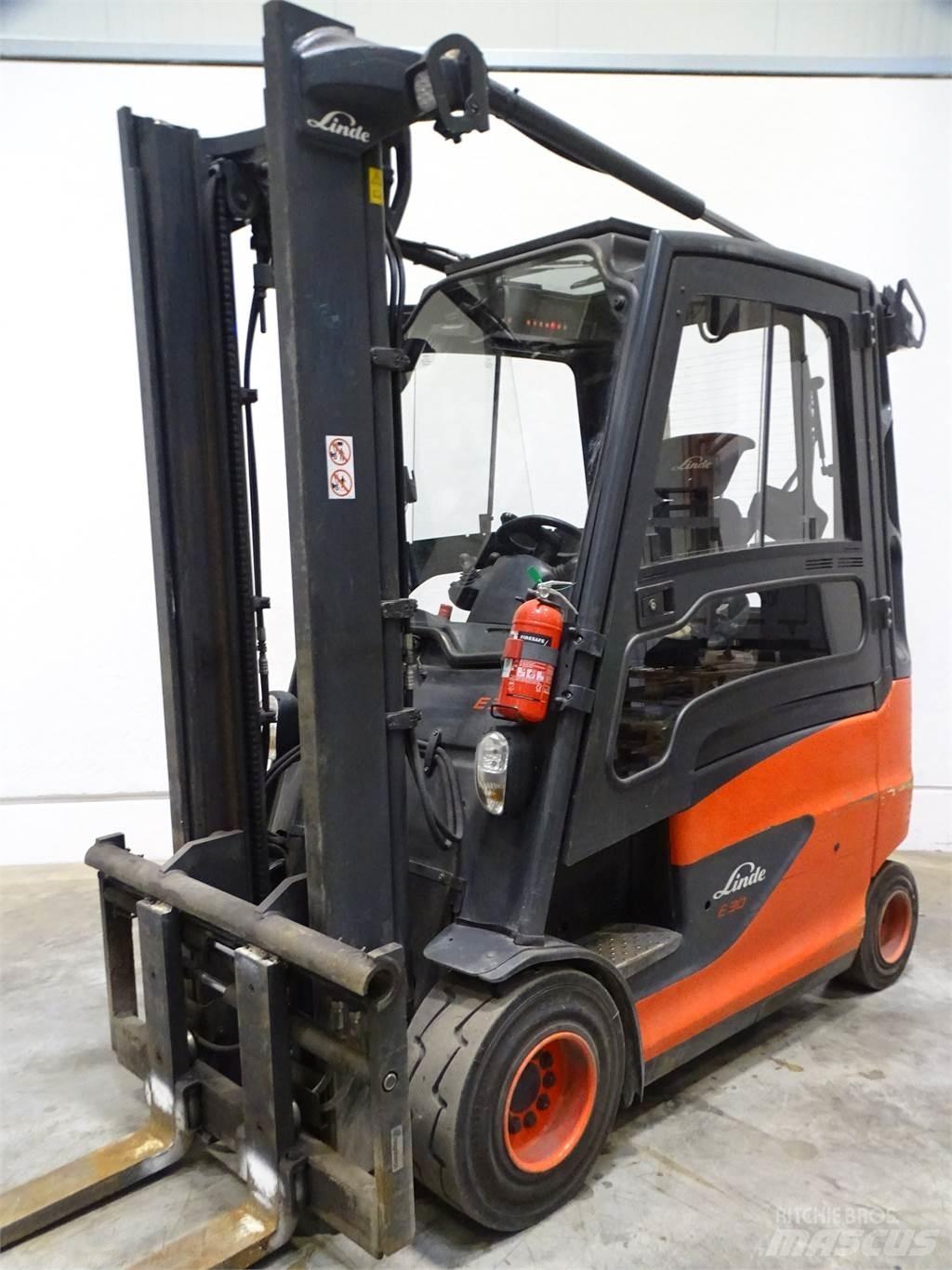 Linde E30HL Elektriniai šakiniai krautuvai