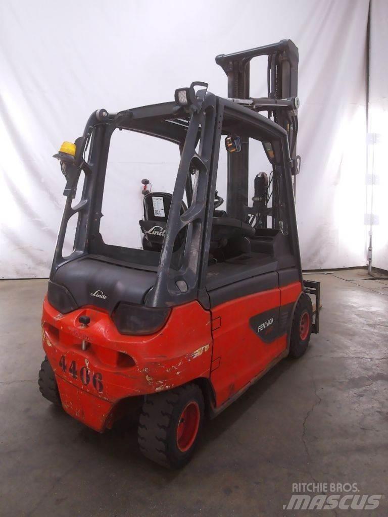 Linde E30L-01 Elektriniai šakiniai krautuvai