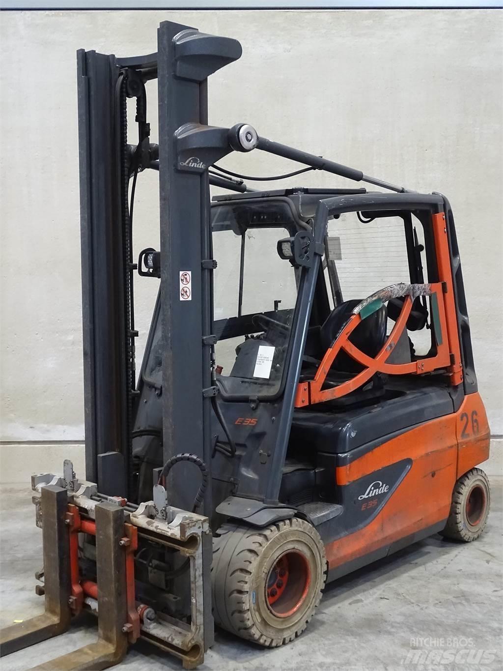 Linde E35L Elektriniai šakiniai krautuvai