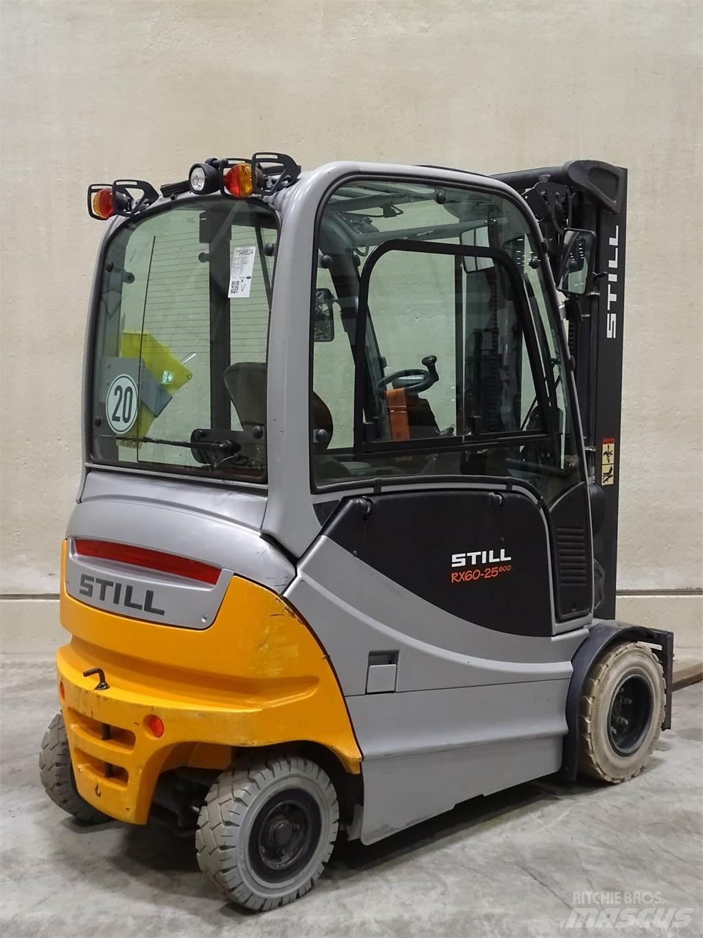 Still RX60-25/600 Elektriniai šakiniai krautuvai