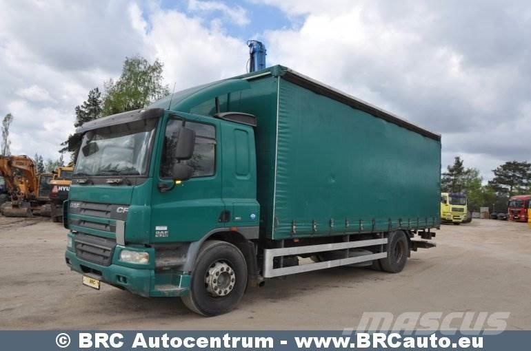 DAF CF 75.310 Priekabos su tentu