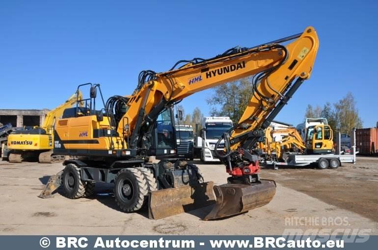 Hyundai HW160 Ratiniai ekskavatoriai