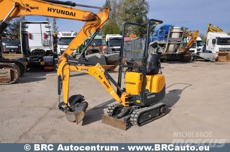 Hyundai HX10A Mini ekskavatoriai < 7 t