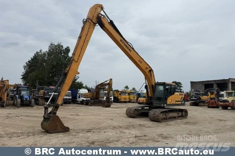 Hyundai HX220LR Vikšriniai ekskavatoriai