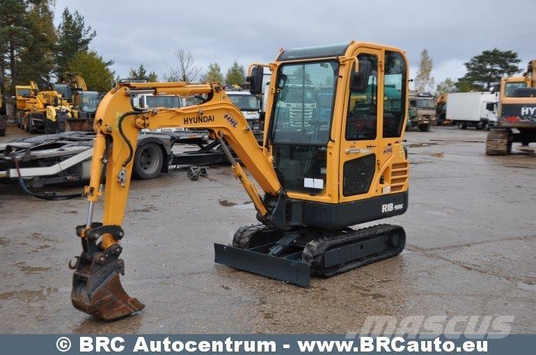 Hyundai R18-9AK Mini ekskavatoriai < 7 t