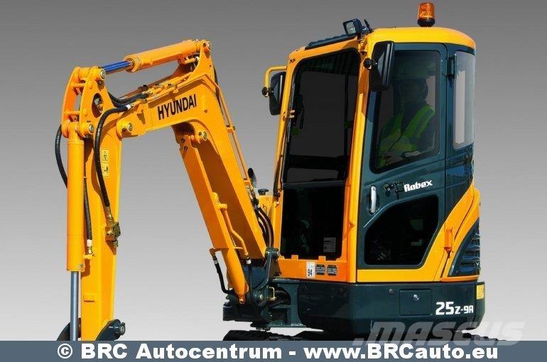 Hyundai R25Z-9AK Mini ekskavatoriai < 7 t