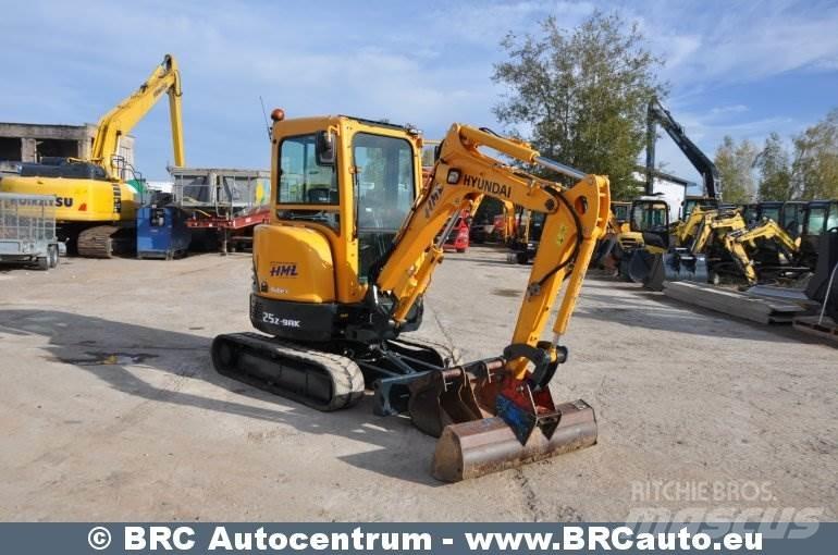 Hyundai R25Z-9AK Mini ekskavatoriai < 7 t