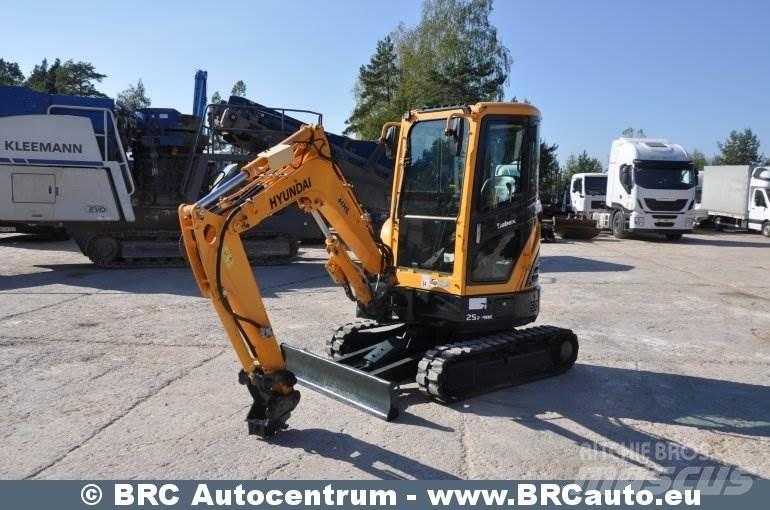Hyundai R25Z-9AK Mini ekskavatoriai < 7 t