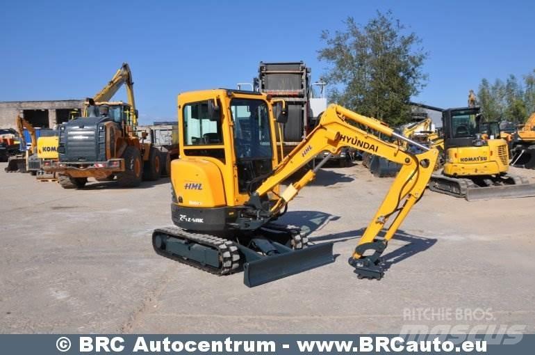 Hyundai R25Z-9AK Mini ekskavatoriai < 7 t