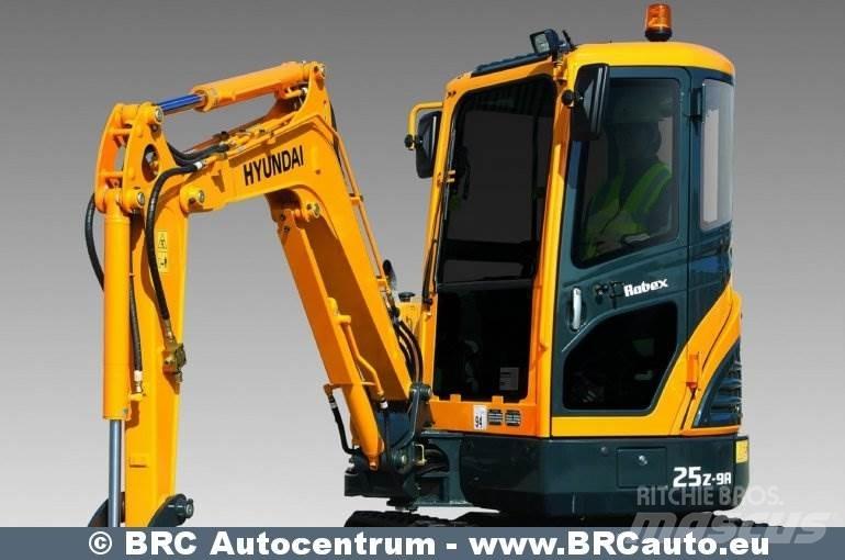 Hyundai R25Z-9AK Mini ekskavatoriai < 7 t