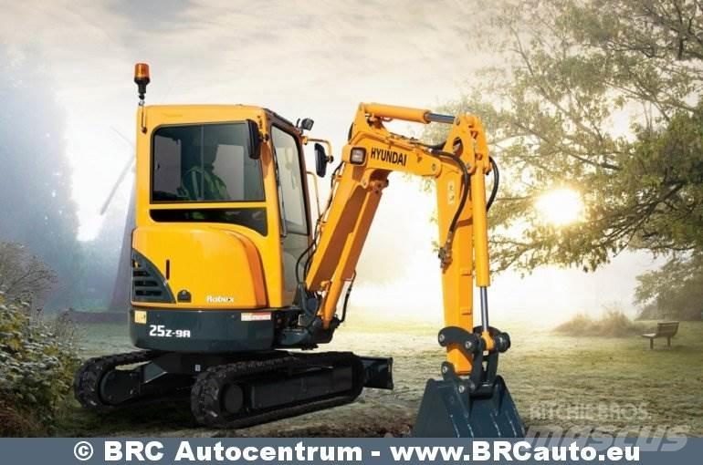 Hyundai R25Z-9AK Mini ekskavatoriai < 7 t