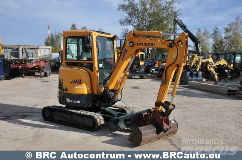 Hyundai R30Z-9AK Mini ekskavatoriai < 7 t